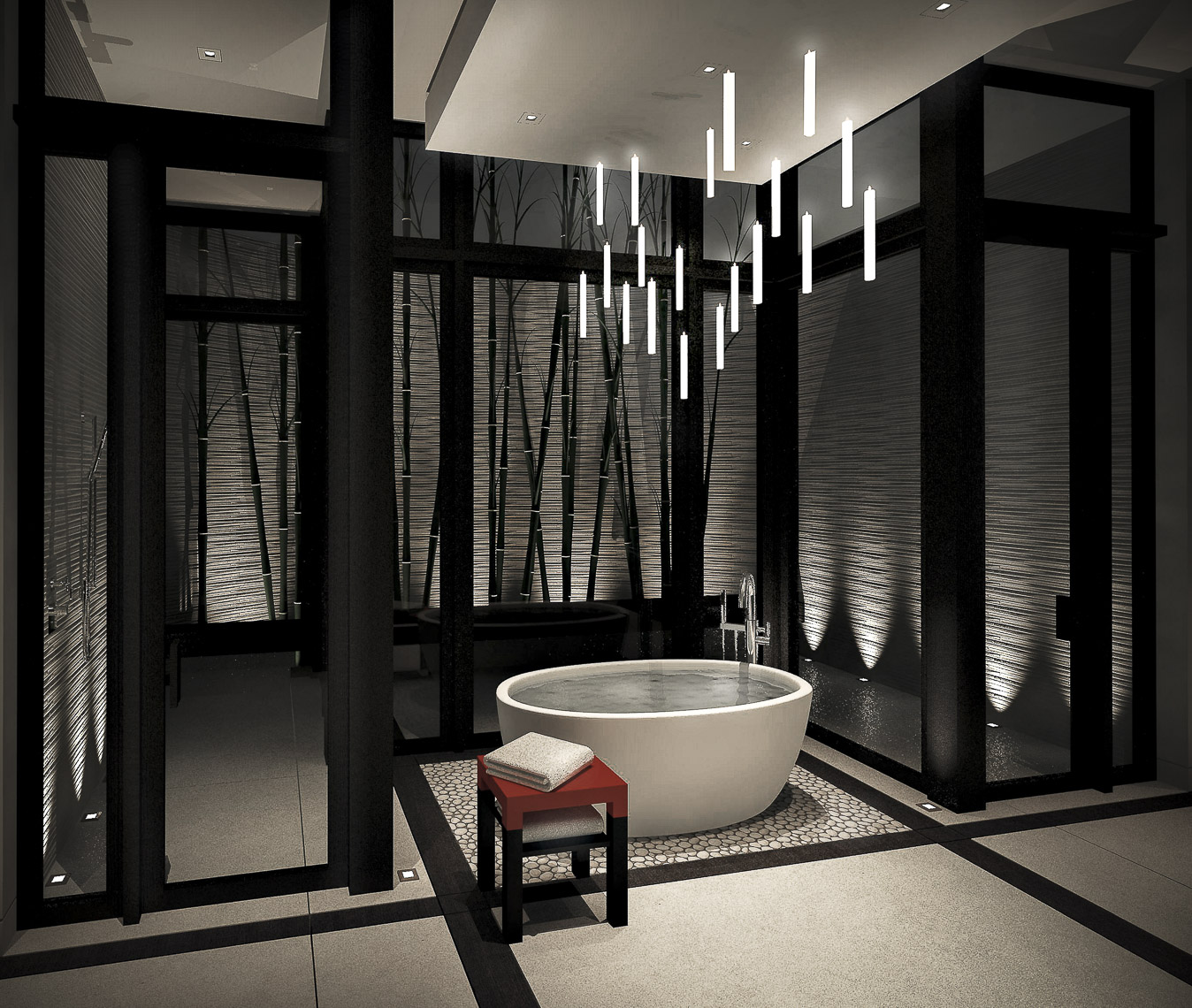 Modern Master Bath