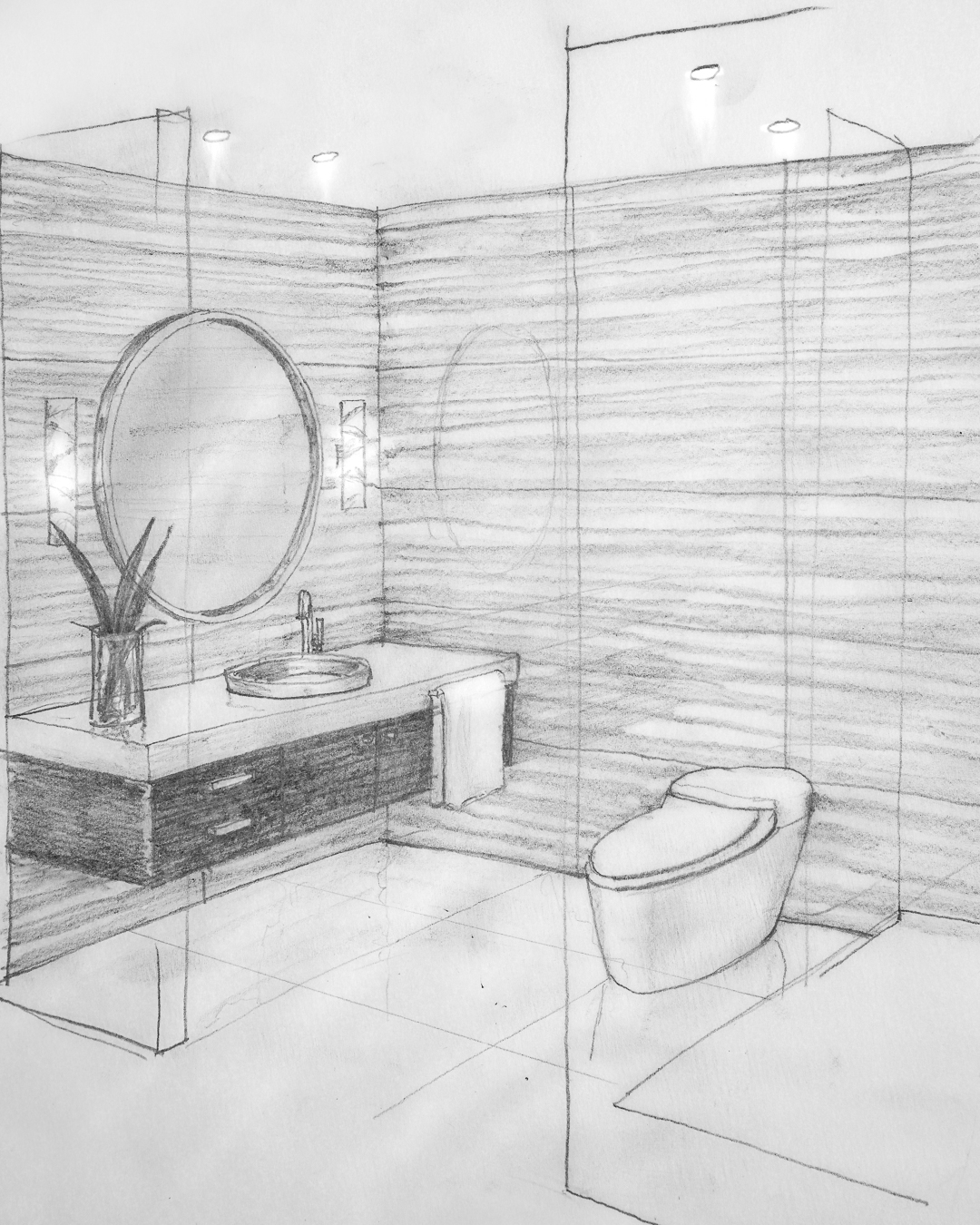 POWDER ROOM VANITY